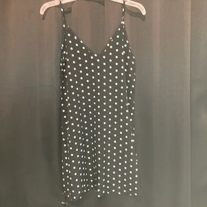 Black polkadot SHEIN dress never been worn